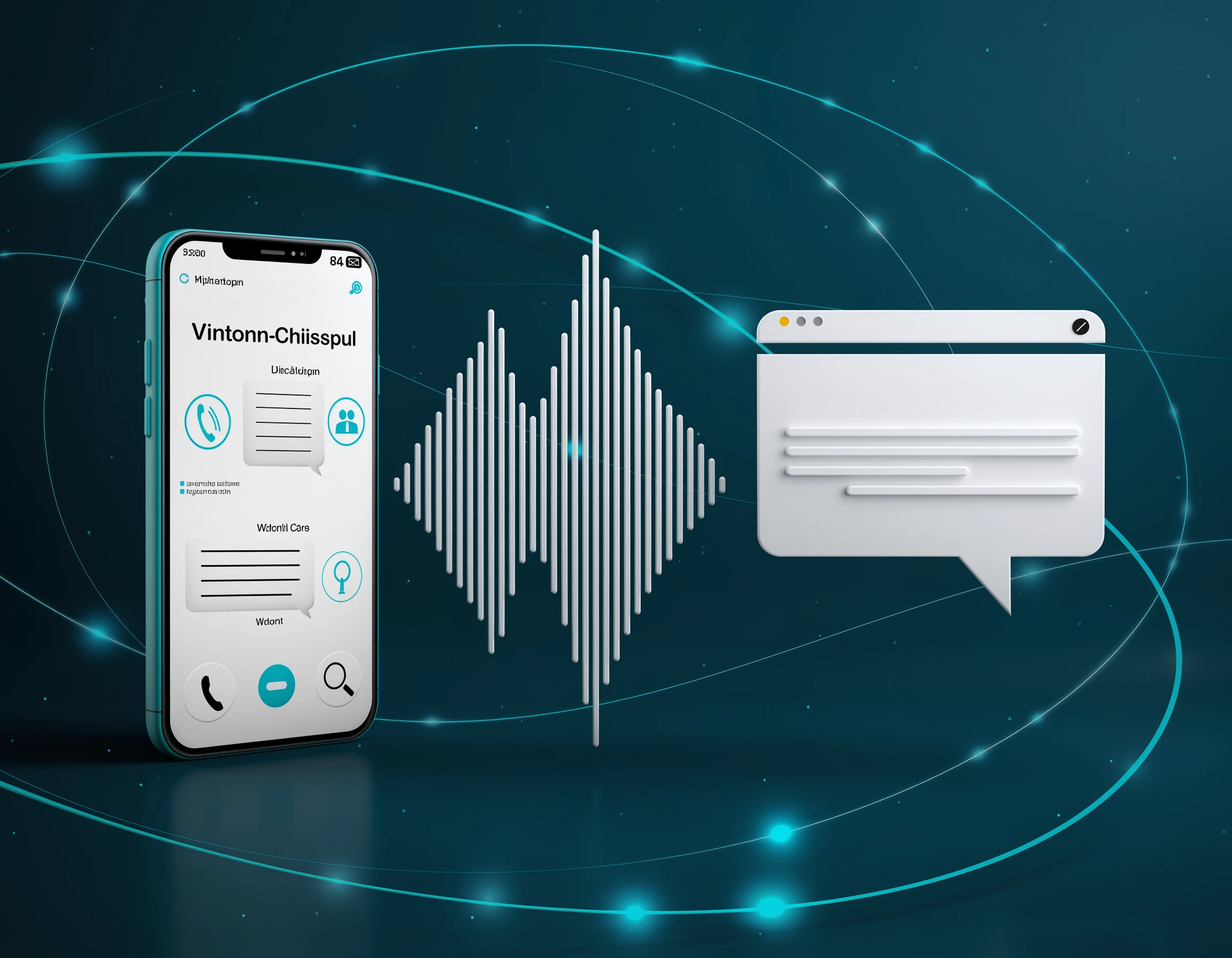 Omni-Channel Conversational AI connecting WhatsApp, voice, and web channels